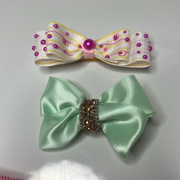 BLINGY GIRLS HAIR BOWS - Picture 4 of 4